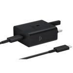 شارژر دیواری 45 وات سامسونگ مدل Samsung Power Adapter Low Standby EP-T4511 سه پین به همراه کابل Type-C